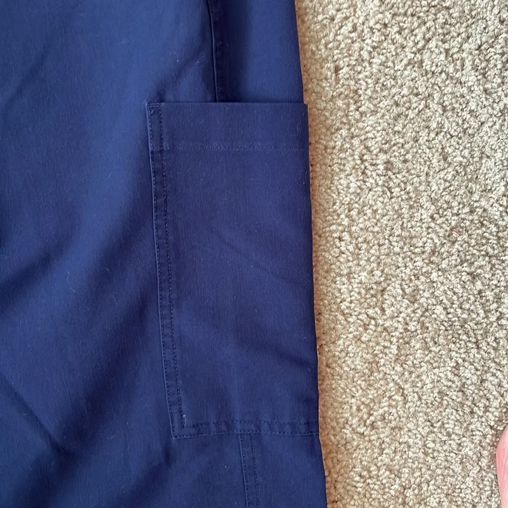 Men's Navy Drawstring Casual Pants